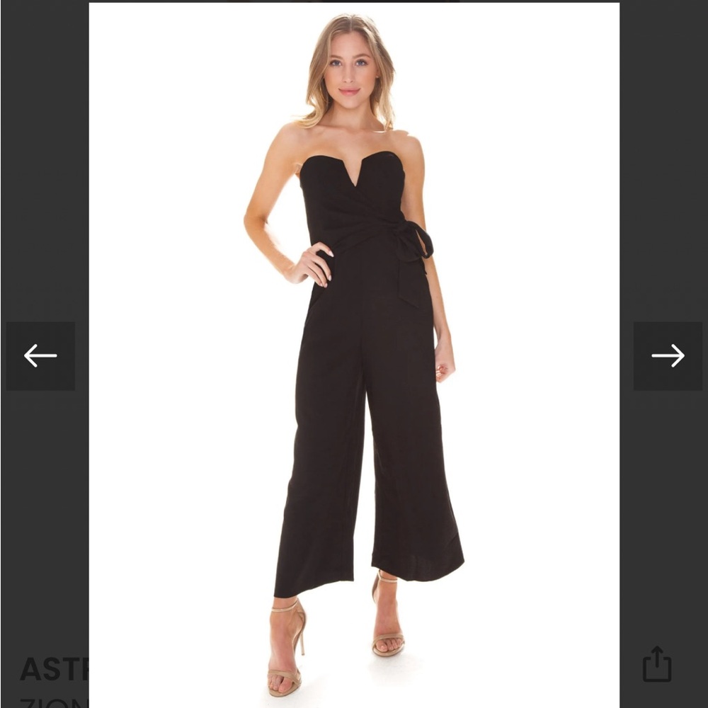 ASTR Zion Black Jumpsuit